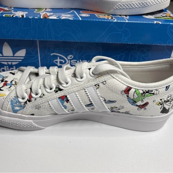 adidas Shoes - adidas womens White Disney Character Goofy canvas Sneakers